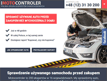 Tablet Screenshot of motocontroler.com